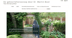 Desktop Screenshot of geboortehoroscoop.astroboot.com